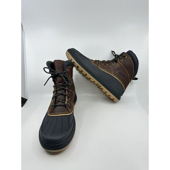 Nike Other - Nike ACG Woodside II Brown Leather Duck Boots 525393-770 Men's Size 11.5